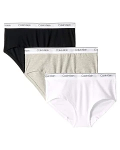 Calvin Klein L1450 Girls 3-Pack Modern Cotton Hipster Underwear Size L - Picture 1 of 3