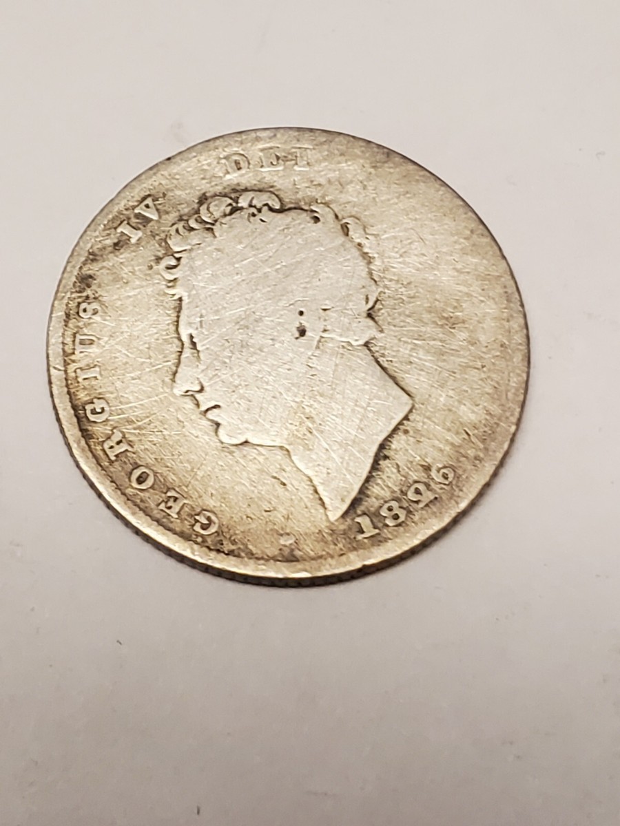 イギリス　1826年　Shilling　＠２３ イギリス1826年Shilling＠23