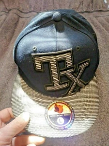 Pit Bull Premium 100% Acrylic Flat Bill 6 panels SIZE LARGE Hat Cap TEXAS - Picture 1 of 5