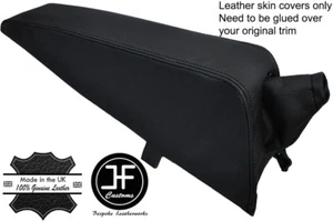 ALMOHADILLA DE CONSOLA DE PUNTO NEGRO Y CUBIERTAS DE CUERO FRENO DE MANO SE ADAPTA TRIUMPH SPITFIRE MK4 - Imagen 1 de 3