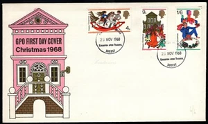 FDC Gran Bretaña 1968, Navidad (2) - Imagen 1 de 2