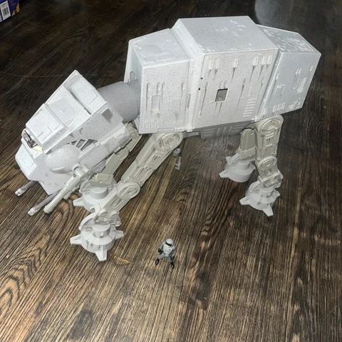 1997 Star Wars Imperial AT-AT Walker Kenner The Power Of The Force W/Pilot Cover