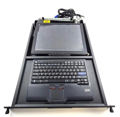 IBM 1U 15" Flat Panel Monitor (Display) (Console Kit) - 39M2973 - Image 1 of 2