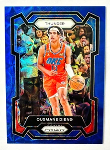 2023-24 Panini Prizm Ousmane Dieng BLUE Scope Prizm Card SP #/49 Thunder! - Bild 1 von 3