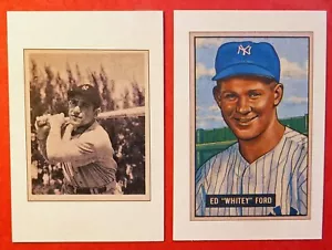 1989 Bowman Sweepstakes Reprints - 1948 Yogi Berra & 1951 Whitey Ford (Yankees) - Picture 1 of 2