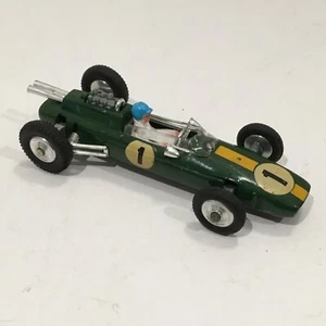 Vintage Corgi Toys LOTUS CLIMAX FORMULA I British Racing Green Racecar Very Good - Picture 1 of 9