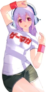 Super Sonico Weatherproof Anime Sexy Waifu Sticker 6" Premium Car Decal - Picture 1 of 1