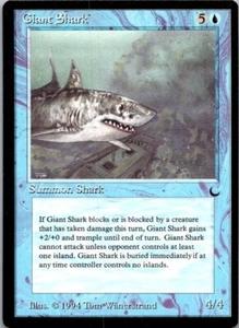 MTG *Giant Shark X1* (MP) The Dark Magic the Gathering Free Shipping - Picture 1 of 2