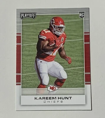 2017 Panini Playoff Kareem Hunt RC #216 Kansas City Chiefs - Image 1 of 2