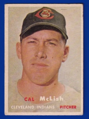 CAL MCLISH indians 1957 TOPPS #364 VERY GOOD  - Image 1 of 2