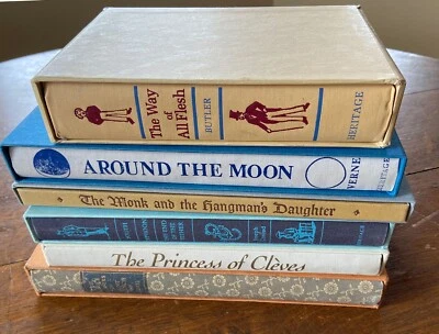 Slipcase 6 Book Lot Heritage Press Mixed Lot of Literature HARDLY TOUCHED Foto 1 de 4
