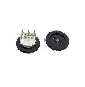 10pcs Volume Dial Dual Wheel Duplex Potentiometer B103 10K Radio 2-Channel Stere - Picture 1 of 2