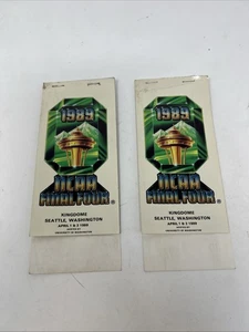 1989 NCAA FINAL 4 FOUR 2 ticket stubs booklet MICHIGAN WOLVERINES For Coaches - Picture 1 of 6