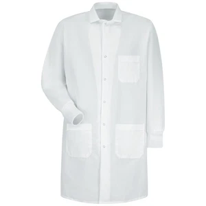 Red Kap Unisex Specialized Cuffed Lab Coat with Exterior Pocket - Picture 1 of 4