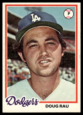 1978 O-Pee-Chee Doug Rau Los Angeles Dodgers #24 - Image 1 of 2