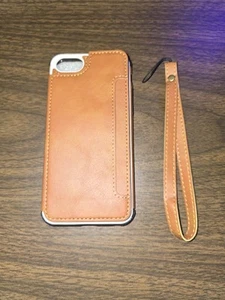 Brown Wallet Phone Case For iPhone 6/7/8/SE (M2) - Picture 1 of 11