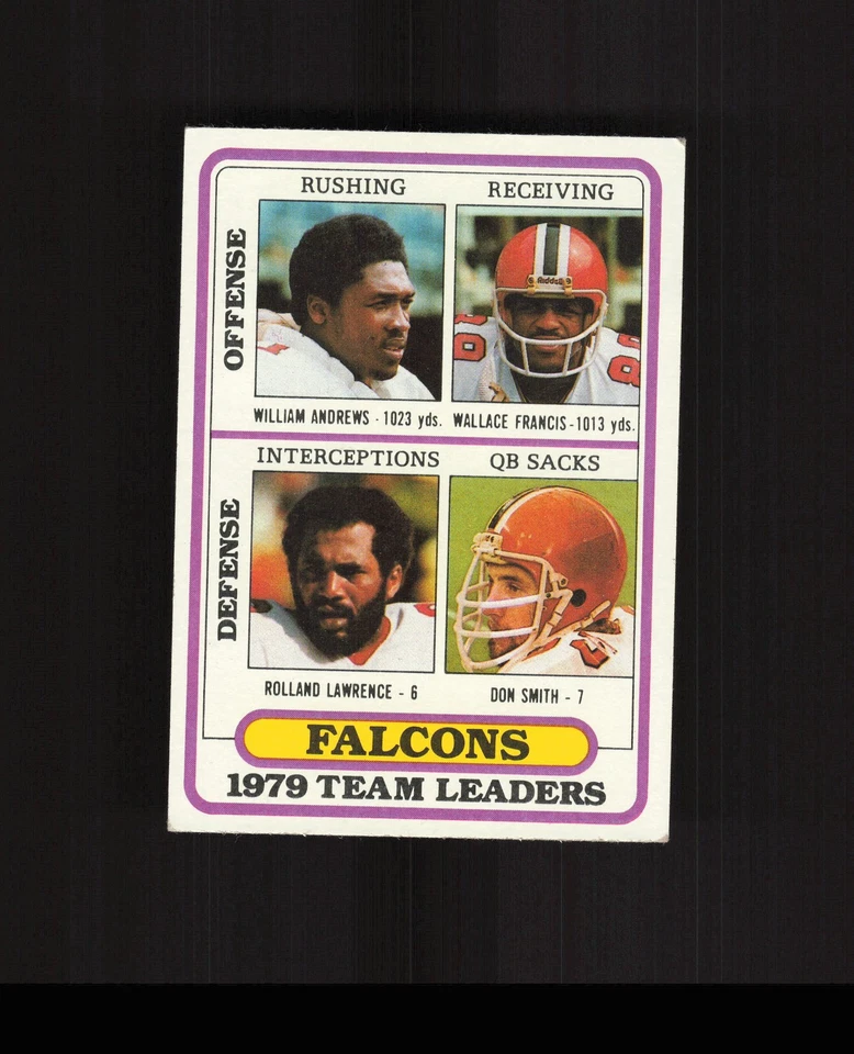 1980 Topps #411 William Andrews Wallace Francis Rolland Lawrence Don Smith - Image 1 of 2