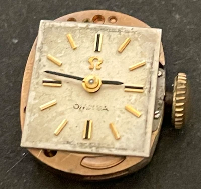 Reloj Omega Cal 483 Vintage Damas Movimiento Correr Garrapatas Balance 17j Suizo Foto 1 de 3