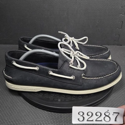 Sperry Top-Sider Boat Shoes Mens Size 12 Blue Leather Non Marking Sole Nautical - Image 1 of 4