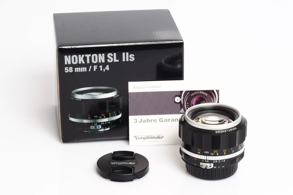 Voigtländer Nokton 1.4/58Mm SlIi-S Ais Argent Nikon F-Monture - Photo 1/1
