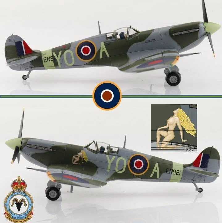 Hobby Master 1 48 RCAF Supermarine Spitfire Mk. Vb Clipped Wing Fighter HA7862