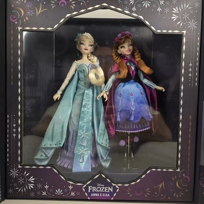 NUEVO Disney Frozen ANNA & ELSA Limited/5700 Juego de Muñecas Brittney Lee RARO Coleccionista Foto 1 de 4