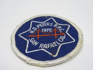 Vintage HO PETERS – PPC POLICE SAN RAFAEL CALIFORNIA CA  Patch  #A3 - Picture 1 of 3