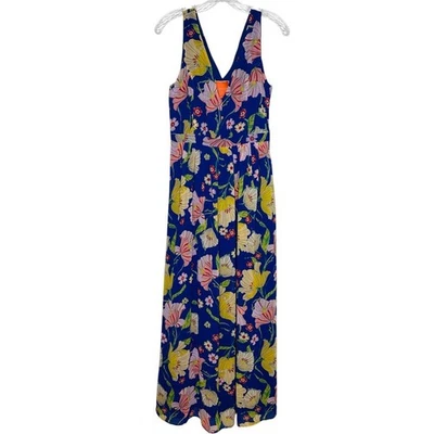 Modcloth Women's Dress Size S Sapphire Floral Muster the Length Maxi - Image 1 of 4