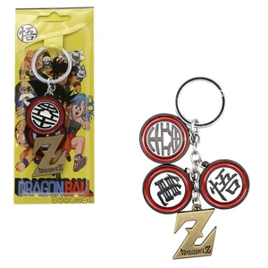 SYMBOLS DragonBall Z 1 in. 4 Pcs. Key Chain Set (Anime DBZ Dragon Ball KeyChain) - Picture 1 of 3
