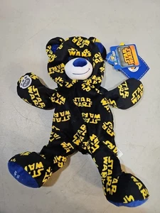 Peluche Build A Bear BAB Star Wars LOGO 17" Negro Amarillo SIN RELLENO NUEVO CON ETIQUETAS  - Imagen 1 de 7