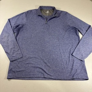 Johnnie-O Mens XXL Randall Performance Quarter Zip Pullover Liberty Blue READ! - Picture 1 of 11