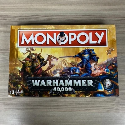 WARHAMMER 40,000 MONOPOLY BOARD GAME 40K SPACE MARINES HASBRO 2021 CHAOS - Image 1 of 4