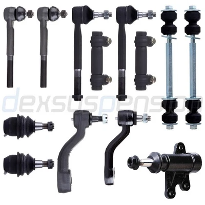 13x Fits 1999-2000 Cadillac Escalade Front Lower Ball Joints Sway Bar Tie Rod - Image 1 of 4