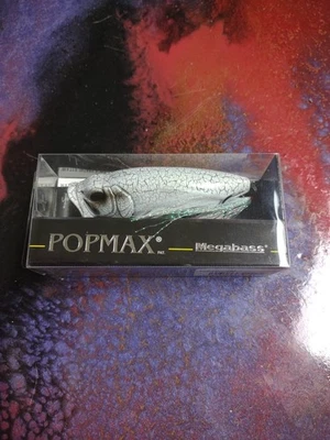 megabass yuki ito popmax EE. UU. Pop Max 3 1/4" 1/2 oz bajo popper pitón blanco Foto 1 de 3