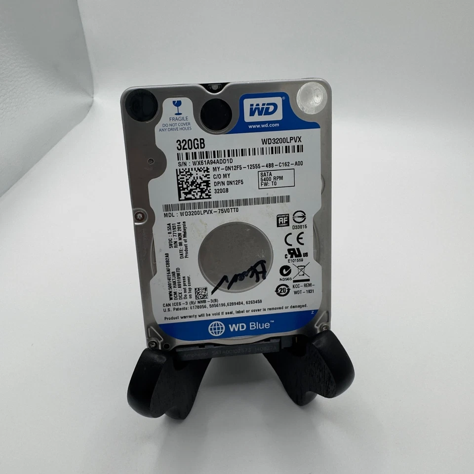 Western Digital WD Blue 320 GB,5400 RPM (WD3200LPVT) - Untested - GC316 - Image 1 of 1