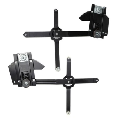 Pair Front Manual Window Regulators For Chevrolet R20 R30 Pickup 1987-1988 - Image 1 of 4