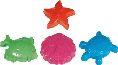 Simba ANI3609 Moulds Children Play Sand Beach Toy 4 Net, Multi - Image 1 of 4