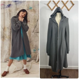 WARES By Olli Ella Organic Cotton Knit Cardigan Sweater - Picture 1 of 10