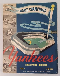 1952 New York Yankees Sketch Book Yearbook Hand signed by McDougald/Hank Bauer - Picture 1 of 16