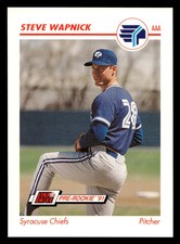 1991 Line Drive AAA Steve Wapnick #520 Syracuse Chiefs