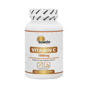 SOWELO vitamine C 1000 mg comprimés acide ascorbique avec bioflavonoïdes