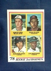 1978 #704 Rookie Second Basemen Whitaker Oliver  NR-MT Baseball ESTATE SALE - Picture 1 of 2