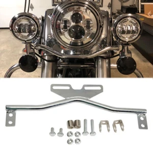 Passing Turn Signal Light Bar Bracket For Harley Sportster XL 883 1200 Custom - Imagen 1 de 11