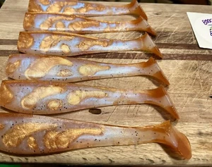 Boogey Man Bait Co. Ling Cod Copper Rockfish Deacon 7” Swim Bait Paddle Tail - Picture 1 of 6