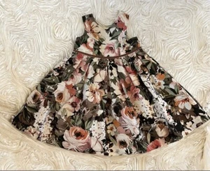 Girl's Floral Print Party Dress by Pippa & Julie size 5 - Picture 1 of 7