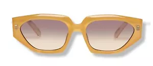 Le Specs MAJOR! Sunglasses | Ltd Edition, 90's Vintage Inspired, Yellow, Crystal - Picture 1 of 6