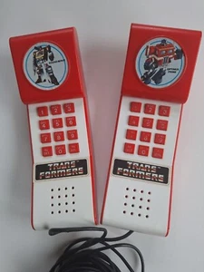 1985 Transformers Electronic Telephone Intercom Set Walkie Talkie G1 Sound Wave - Picture 1 of 5