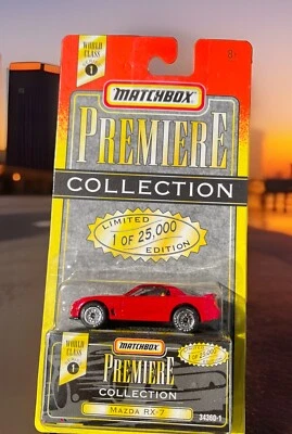 🆕1995 Matchbox✨Series 1 Premiere Collection✨Limited Edition✨Mazda RX-7✨Red - Image 1 of 2