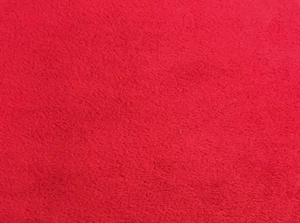 Minky RED solid Soft fur textured cuddle fabric By The Yard 60” Wide - Picture 1 of 1