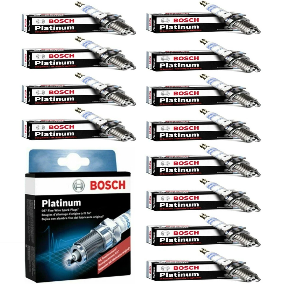 12Pcs OE Platinum Spark Plug For Mercedes-Benz S600 SL600 600SL 600SEC V12 6.0L - Image 1 of 4